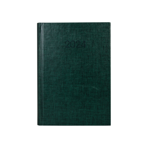 Щоденник датований 2022, BASIC, зелений, А5 под Нанесение логотипа