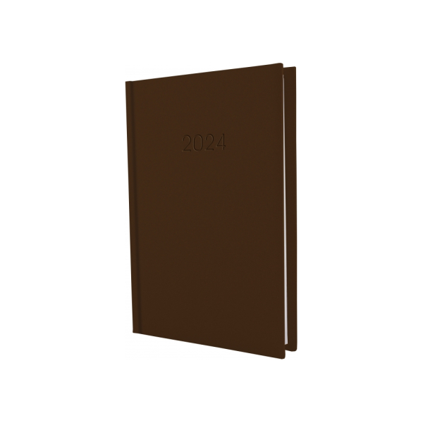 Щоденник датований 2022, SATIN, коричневий, А5 под Нанесение логотипа