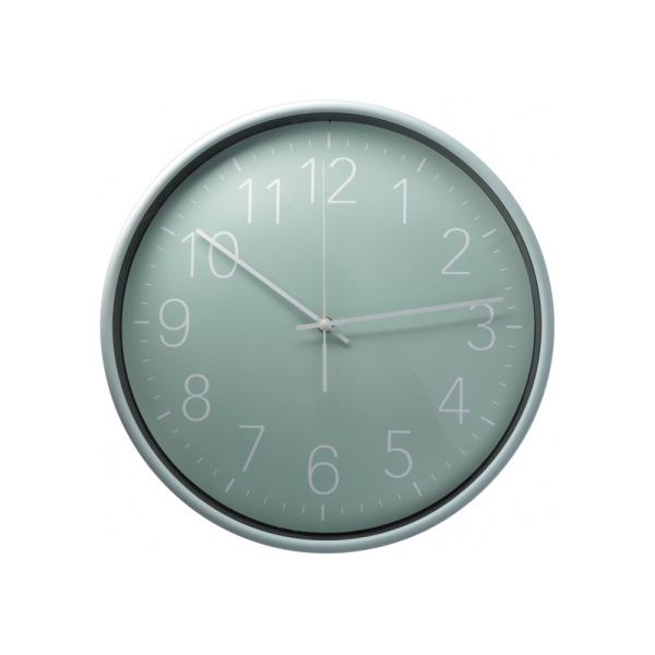 Годинник настінний пластиковий Optima PASTEL, м'ятний под Нанесение логотипа