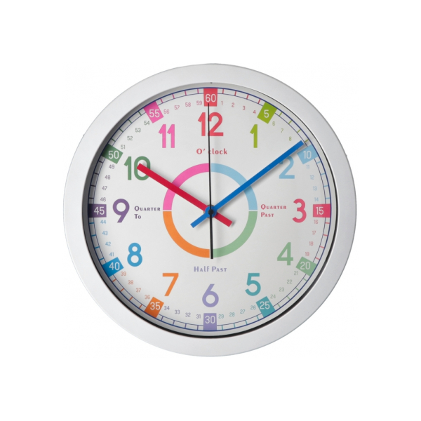 Годинник настінний пластиковий Optima EMOTION, білий под Нанесение логотипа