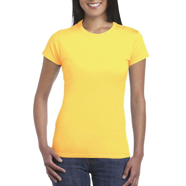 SOFTSTYLE® LADIES` T-SHIRT, Daisy под Нанесение логотипа